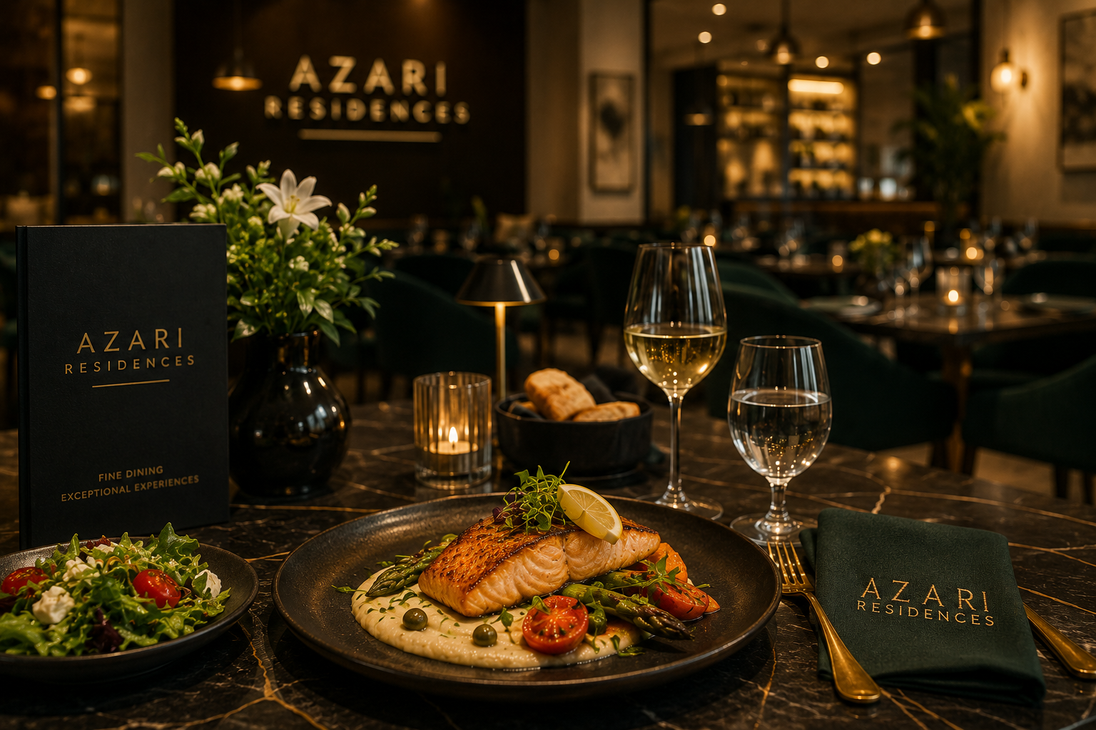 Restaurant & dining at Azari Residences
