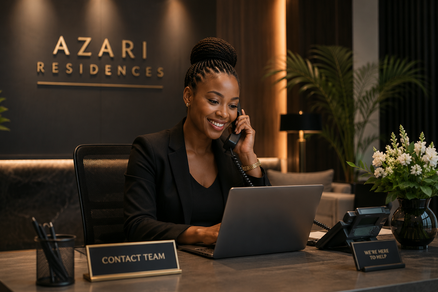 Guest support at Azari Residences